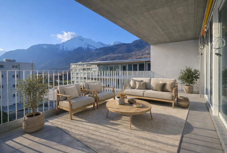 Magnifique attique de 4,5 pièces avec grand balcon