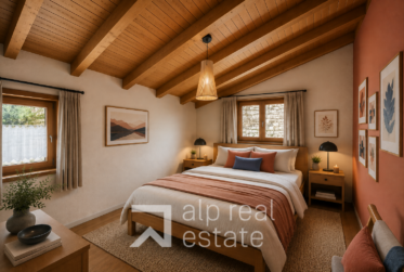 Superb family home with heated veranda and open views