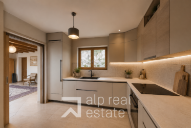 Superb family home with heated veranda and open views